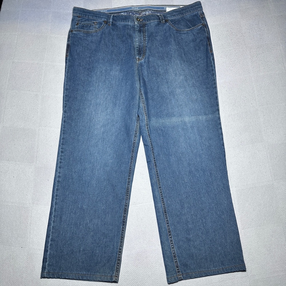 Hiltl Jeans Mens 42x29 Cotton Cashmere Blend Straight Leg Medium Wash Denim Blue